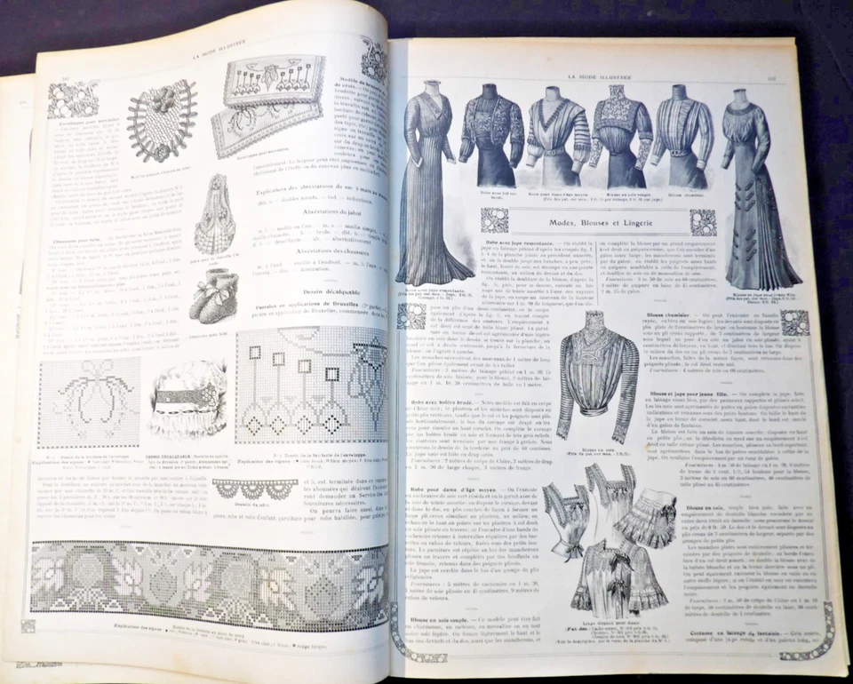 La Mode Illustree-Journal De La Famille-13 February, 1910, No. 7 French Fashion. Foto 4 de 4