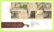 G.B. 2004 Lord of The Rings set Royal Mail First Day Cover, Oxford, typed