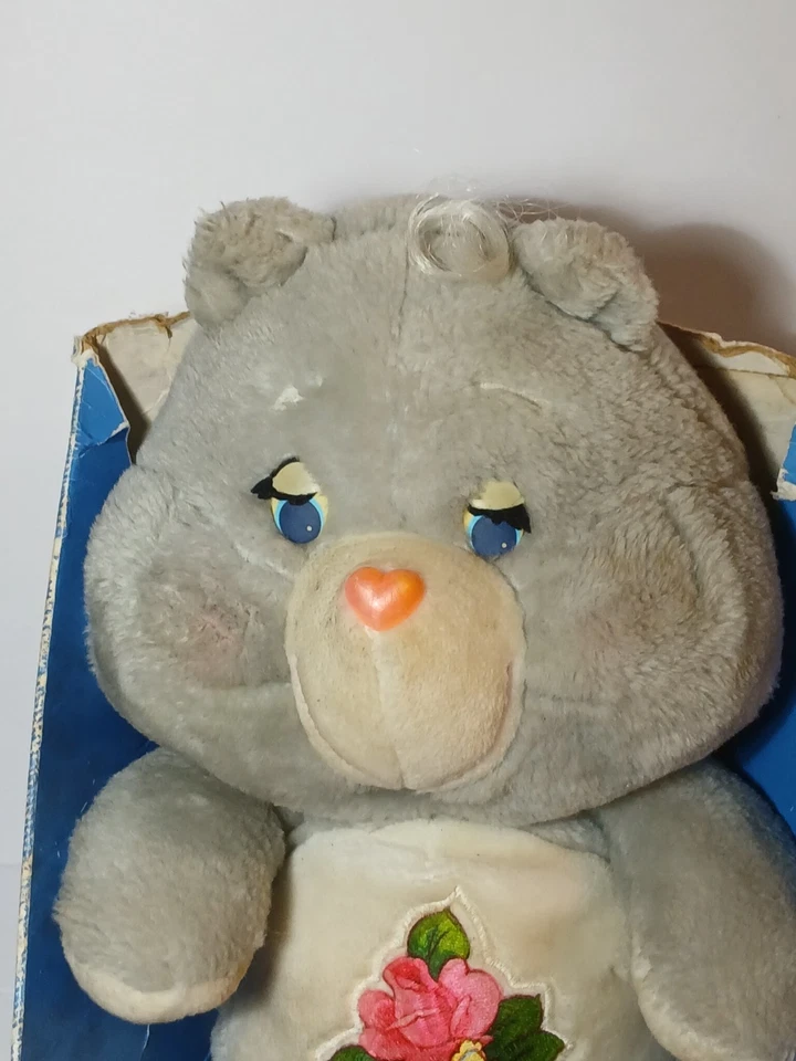 1980s 1984 Vintage Care Bears Original Box Vintage Grams Bear Care Bear Plush - Image 3 of 4