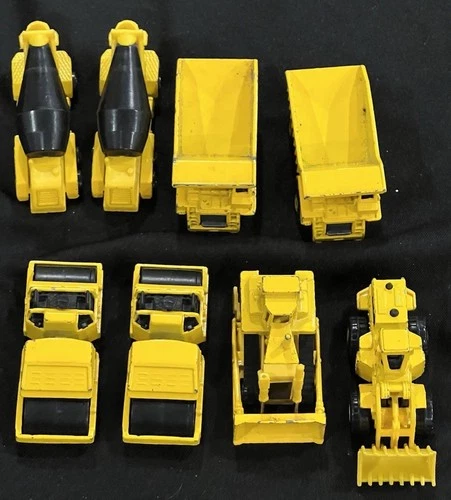 Hot Wheels Construction Vehicles • Dump Trucks Rollers Loaders Mix Vintage
