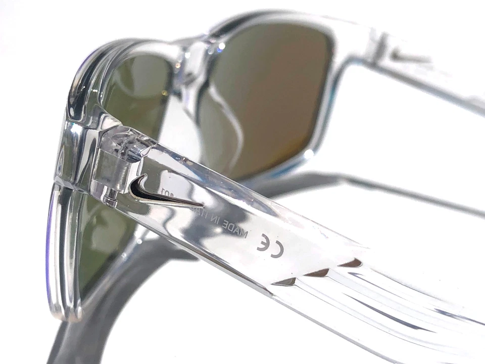 耐克 CRUISER 闪亮透明防紫外线蓝色镜面镜片太阳镜 EV0834 914 — 第 4/4 张图片