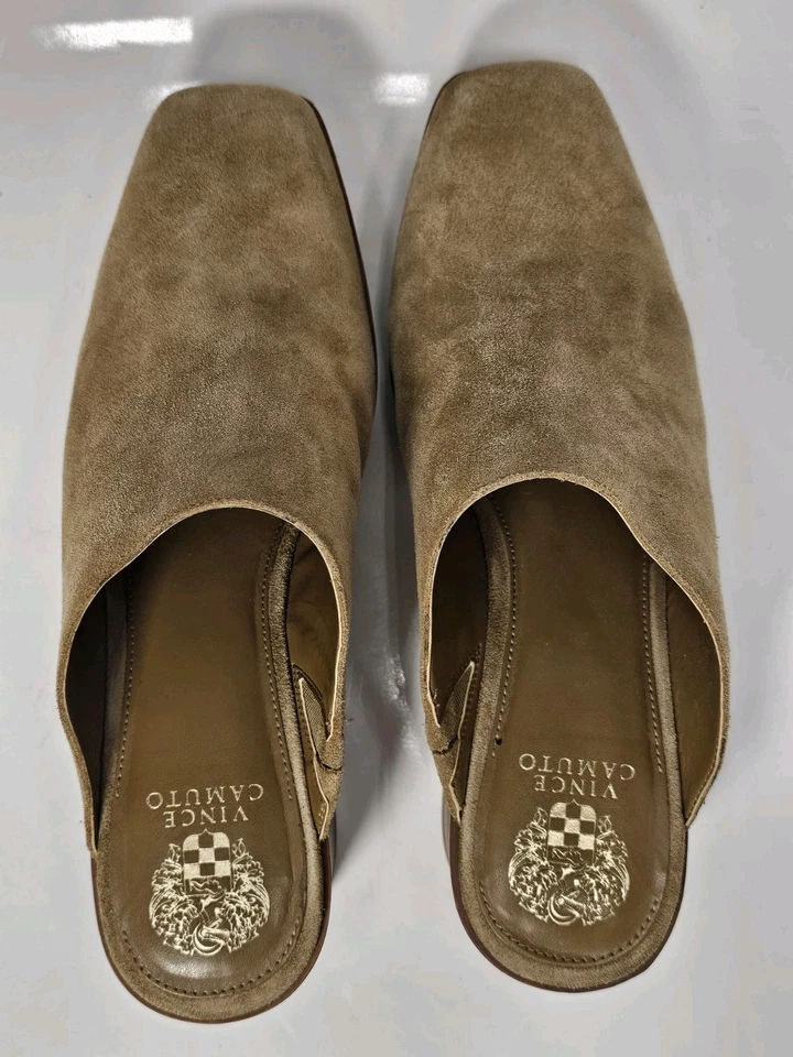 Vince Camuto Shoes Rimindel Suede Platform Mule Women's Size 11 clogs wood heel  - Image 3 of 4