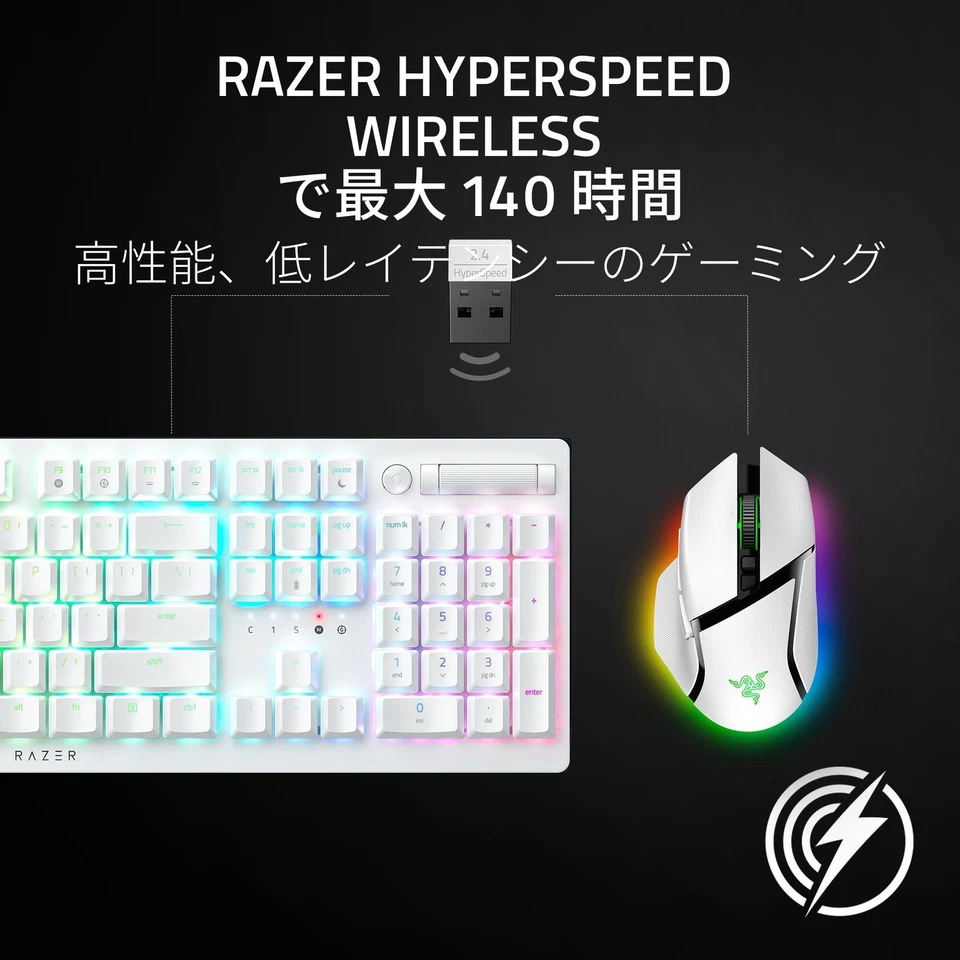 Razer Basilisk V3 Pro 35K (White Edition) Wireless Gaming Mouse HyperSpeed ??Wir - Image 4 of 4