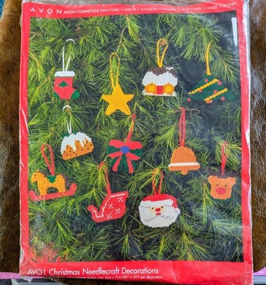 Avon Weihnachtsbaum Handarbeit Dekorationen Kit - 11 Ornamente zum Basteln - Kostenloser Versand