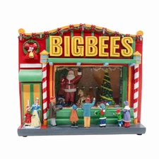 FG Square BigBees Retro Department Store with Window Display Village FGM2431