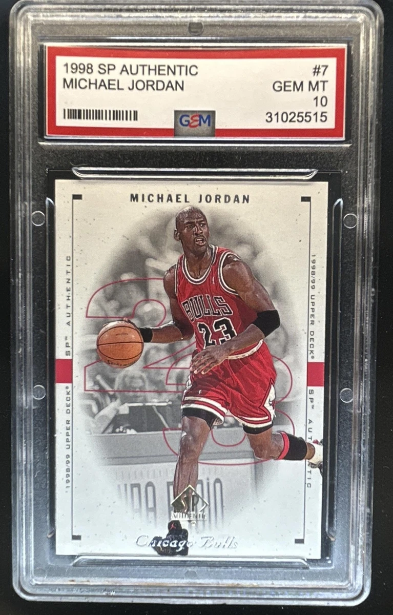 Upper Deck Michael Jordan 10 Grade Basketball Sports Trading Cards