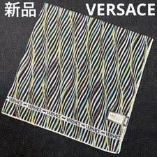 VERSACE 123 Scarf Handkerchief Luxury Cotton Silk Ready to Use Genuine Rare