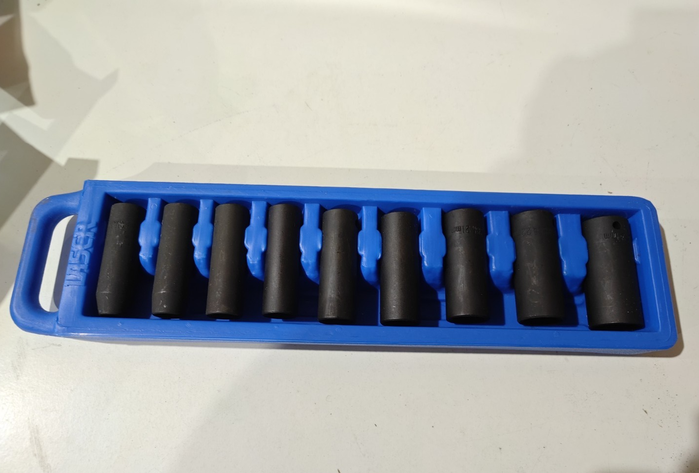 9 Piece Deep Air Impact Socket Set 1/2""D Laser 1749