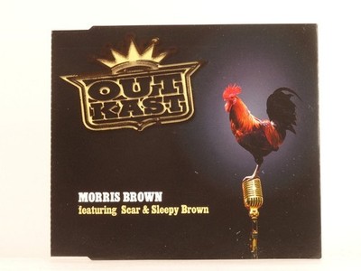OUTKAST FT SCAR & SLEEPY BROWN MORRIS BROWN (K52) 3 Track CD Single including Pi