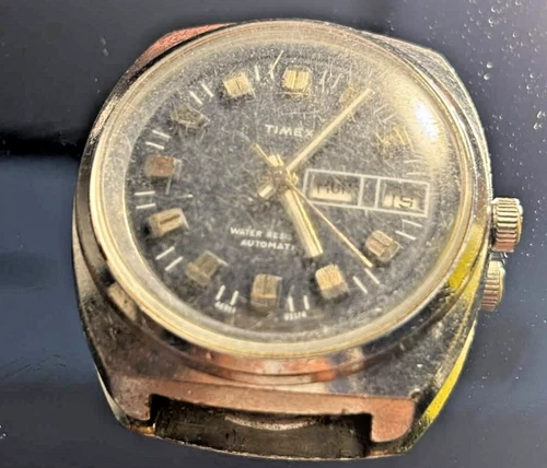 Vintage Timex Automatic Day-Date Watch