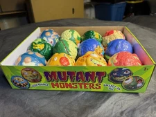 Mutant Monsters High Bounce Balls Like Slobulus full box of 12 Creepy Madballs