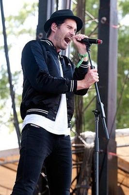 Ryan Merchant of Capital Cities perform at the 2014 Bonnaroo Music- Old Photo