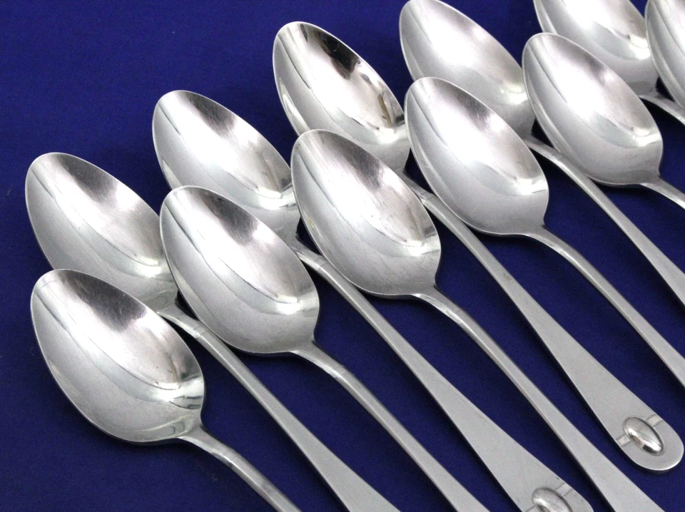 JUEGO DE 11 CUCHARADITAS SATINADAS JÚPITER ONEIDA 18-10 ACERO INOXIDABLE COREA 6-3/8 pulgadas Foto 3 de 4