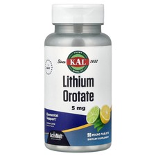 KAL Lithium Orotate Lemon Lime Natural Flavor...