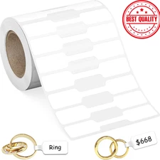500Pcs Jewelry Tags Roll Price Identify Jewelry Price Tags Stickers Labels Ring