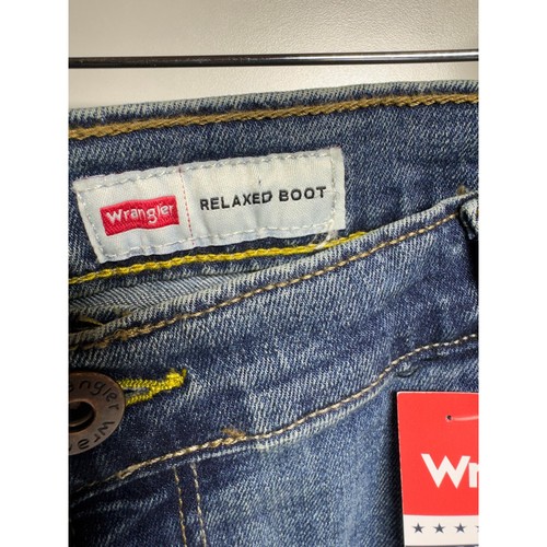 Wrangler Men’s Relaxed Boot Denim 40X30 Jeans Western Cowboy Rodeo New With Tags - Picture 4 of 8