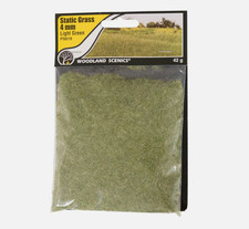 Woodland Scenics FS619 Static Grass, Light Green 4mm