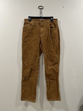 Goodfellow  Co Brown Corduroy Straight Fit Cotton Men's Casual Pants