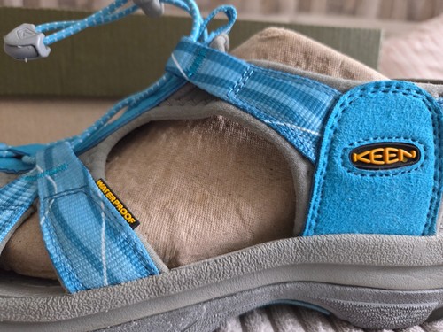 KEEN Venice H2 Vivid Blue/Neutral Gray Closed Toe Hiking Shoes Sandals 10.5 - Picture 4 of 15