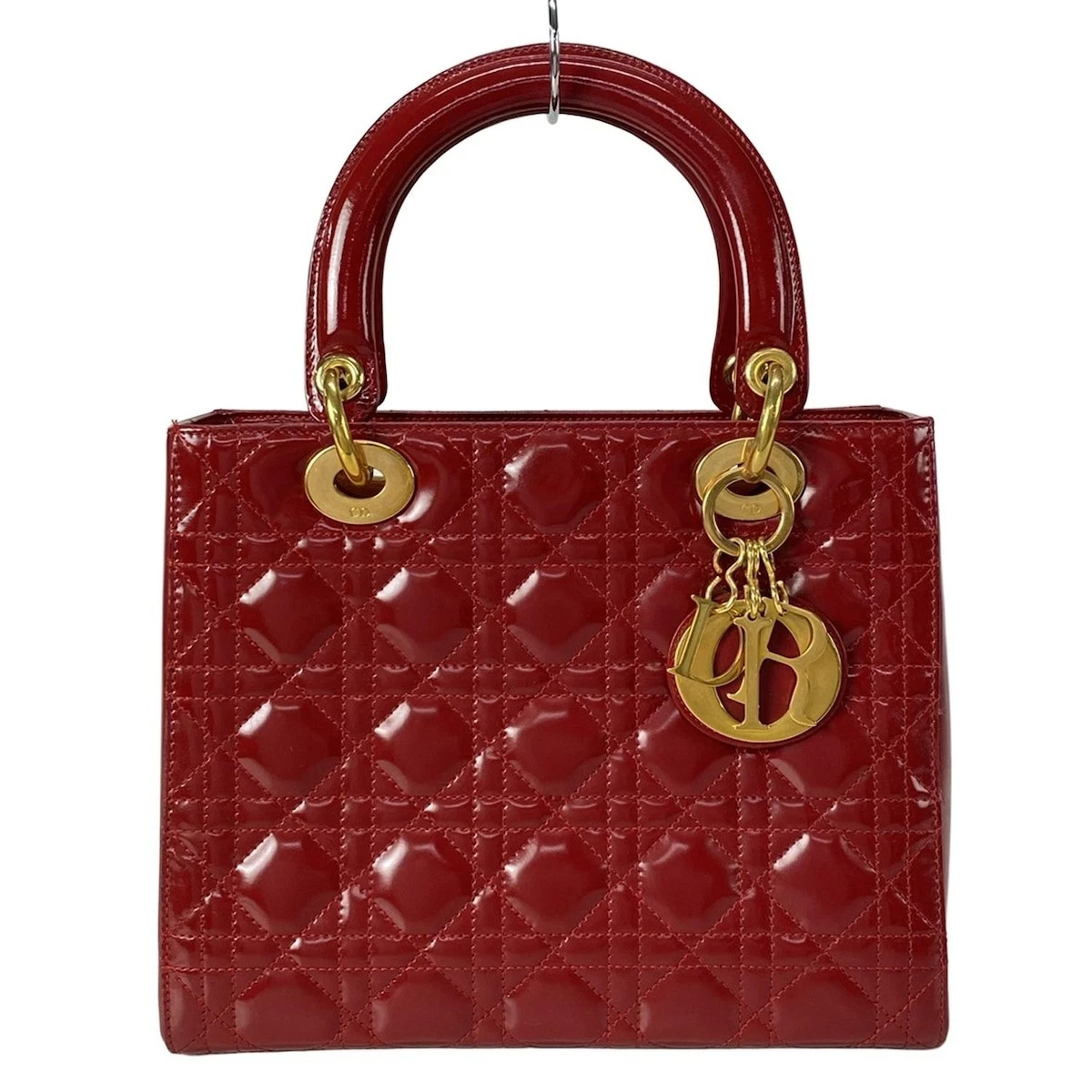 Sac à main Christian Dior moyen cuir rouge r19_0419