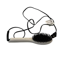 InStyler Straight Up Ceramic Straightening Brush White Model 00690 40W ** TESTED