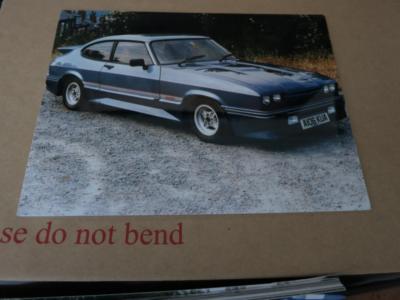 FORD CAPRI TICKFORD TURBO KOOL KAT BODYKIT SELTEN 1983 - 2 PRESSE MEDIEN FOTOGRAFIE