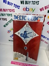 Rare Lindberg #324 NIB 1973 15th Century Working Model DELFT Clock Kit  Snap-Fit