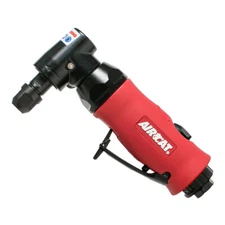 1/4" Aircat Air Angle Die Grinder with Spindle Lock & .75 HP 6280 Pneumatic Tool