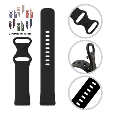 Ersatz Armband für Fitbit Versa 3 / 4 Sense 1 / 2 Silikon TPU Uhr Band Sport