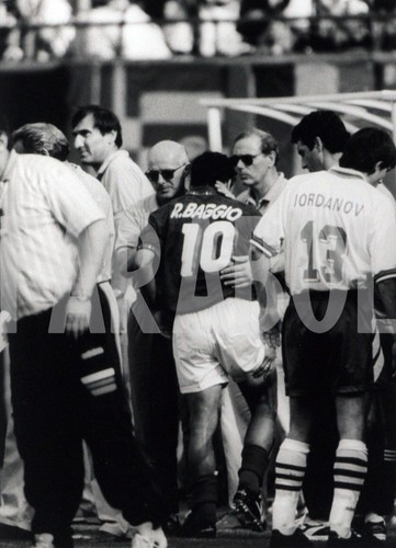 Photo Presse Vintage Roberto Baggio Coupe Du Monde USA 1994 (24x18 Cm)