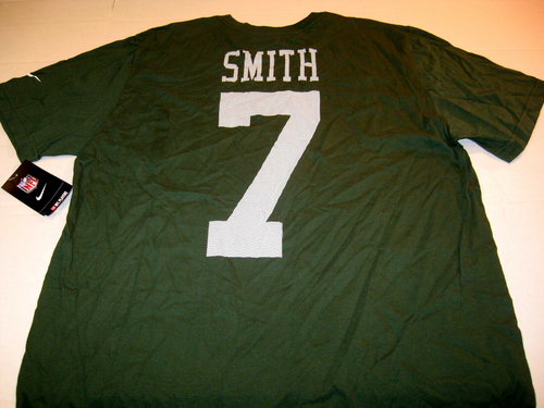 Geno Smith New York Jets Quarterback NFL Football Trikot T-Shirt Neu! Neu mit Etikett Small