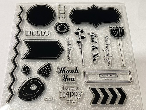 CTMH Stamp Set - Have A Happy Day D1616 - Everyday Life- Brand New Never Used