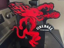 Fireball Whiskey Shot Chiller Double Bottle Dispenser Liquor Bottle LIGHT Read*