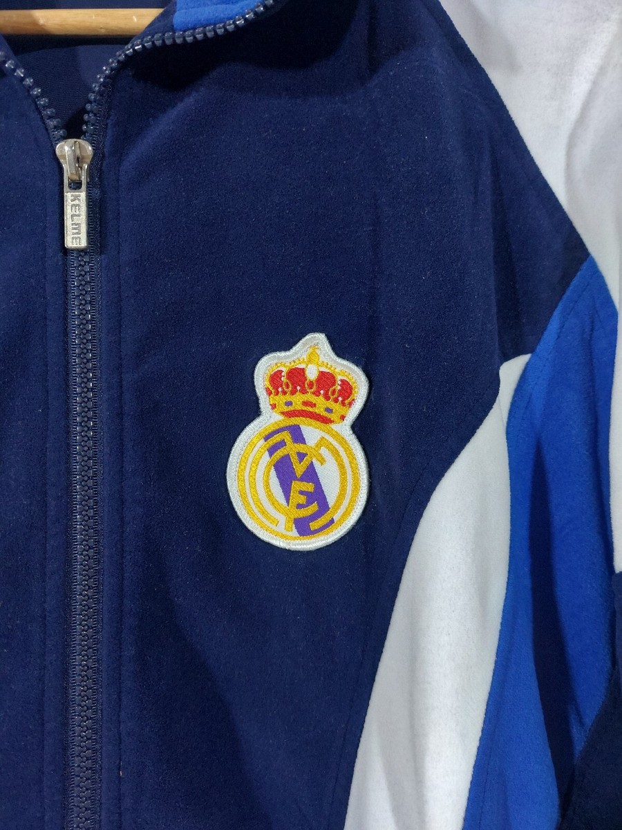 Vintage REAL MADRID 90s Kelme Track Jacket Jersey , 1996/97 Size