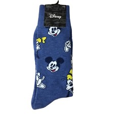 Disney Character Cast Men  s Novelty Crew Socks Size 6-12 New AR22