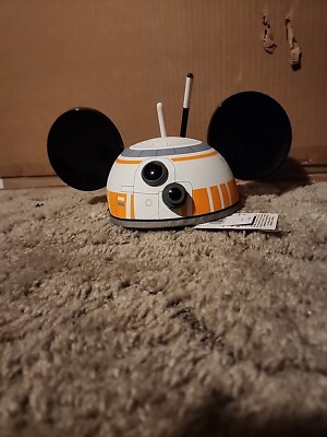 NEW Adult Disney Parks Star Wars BB-8 Mickey Mouse Ears Hat NEVER WORN 