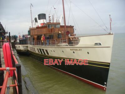 FOTO WAVERLEY AT SOUTHEND HISTORISCHER RADDAMPFER DER LETZTE SEEFAHRENDE IN TH