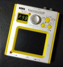 KORG KAOSSILATOR KO-1 Dynamic Phase Synthesizer Yellow Tested Working