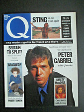 Q MAGAZINE MAY 1989 PETER GABRIEL THE CURE KIRSTY MacCOLL STING DAVID COSBY NMA