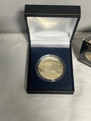 Saint Gaudens 1933 $20 Gold Tone Tribute - 24k Gold Clad Copy In