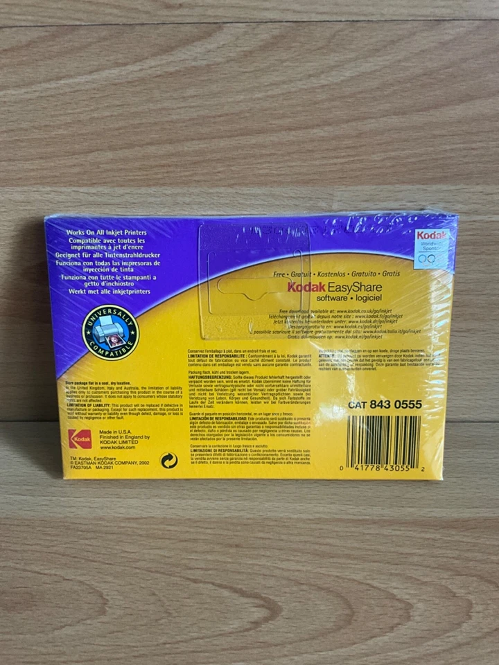 Kodak Glossy Picture Paper 40 SHEETS - Photo Size 10x15cm 4x6in 190gsm - Image 2 of 2