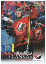2018/19 Upper Deck Canvas Program Of Excellence card# C261 of Robert Thomas