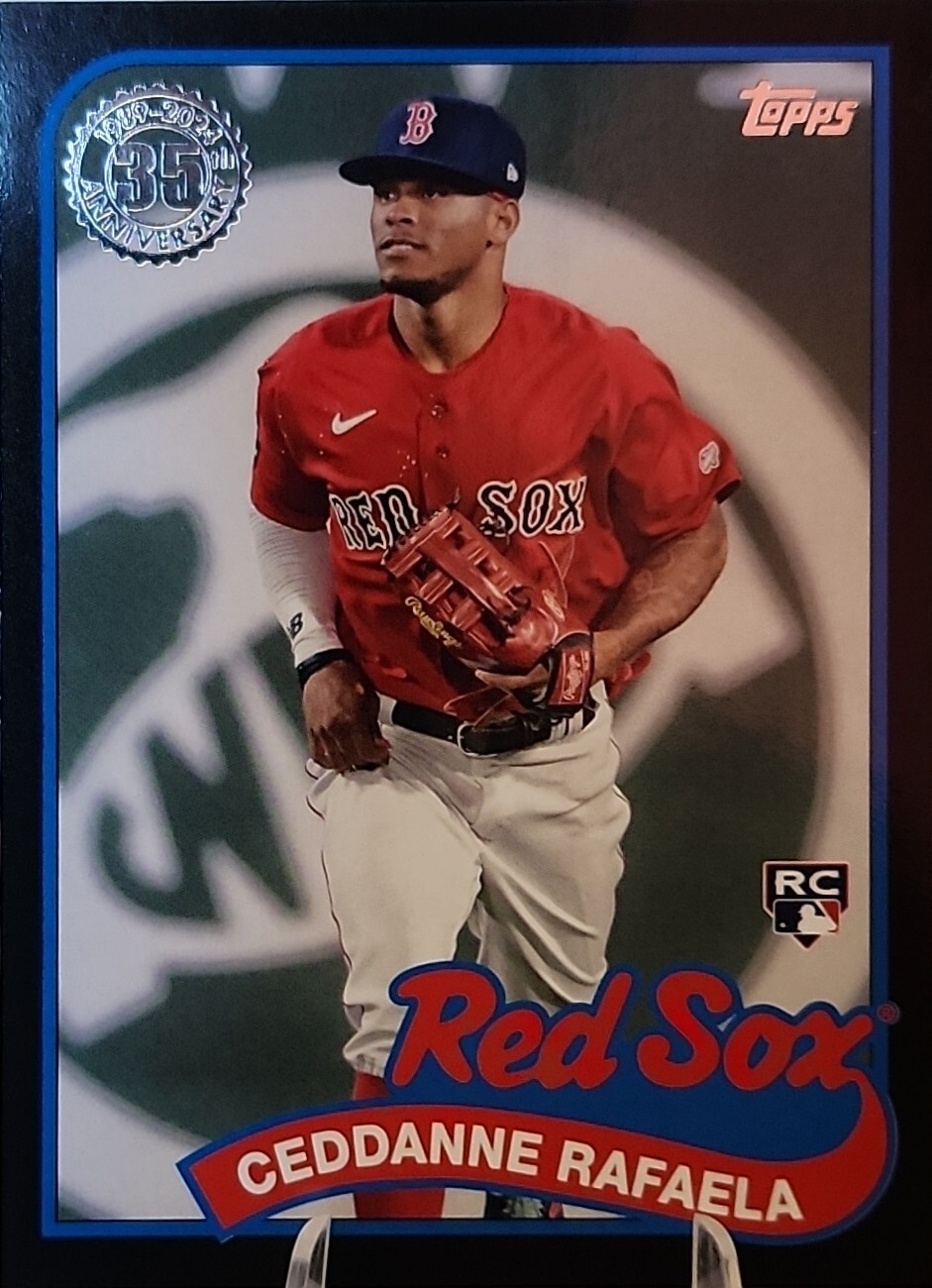 2024 Topps 1989 Topps Baseball#89B-72 Ceddanne Rafaela Black #090/299