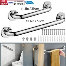 2PCS Stainless Steel Grab Bar Bathroom Safety Handicap Shower Tub Handle Support