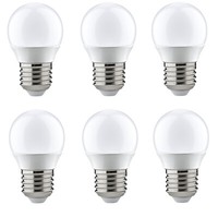 6X Paulmann Led Tropfen Mattiert E27 4W = 25W Warmweiß Eek:F (Spektrum A-G)