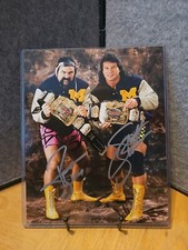 Awesome Legendary HoF WWF Tag Team Rick Scott Steiner Brothers Signed 8x10 Photo