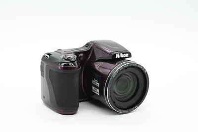 Nikon Coolpix L820 16MP Digital Camera w/30x Zoom Plum [Parts