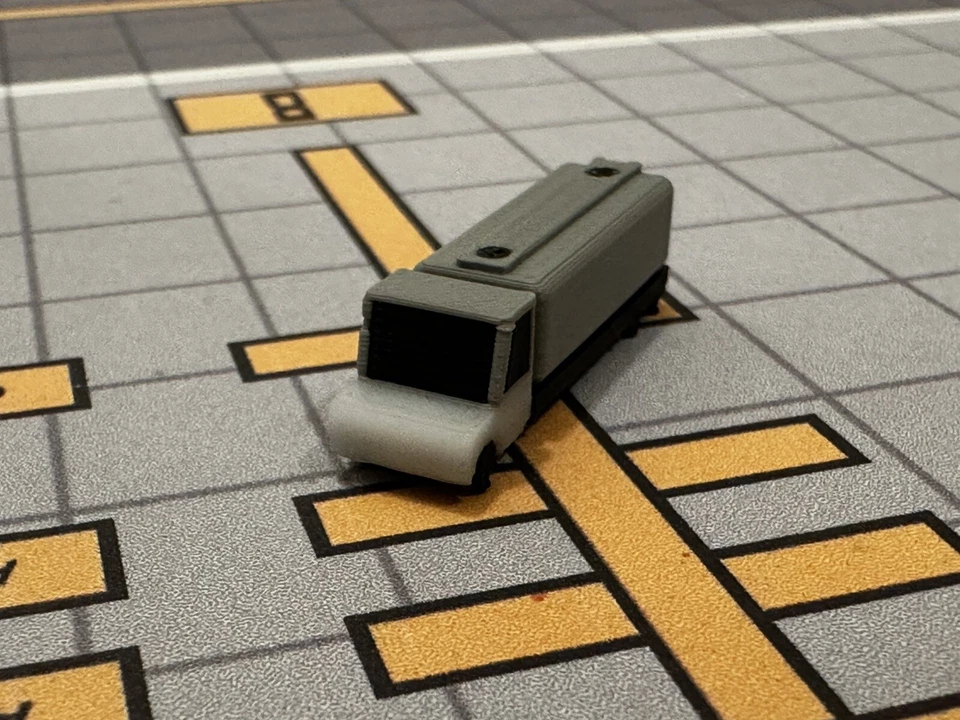 4x Premium Airport Fuel Trucks Aviones GSE Escala 1:400 Diorama (Negro/Gris) Foto 3 de 4