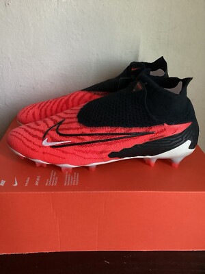 NIKE PHANTOM GX ELITE DF FG P RED/BLACK SOCCER SHOES/CLEATS NIKE PHANTOM GX ELITE DF FG P RED/BLACK SOCCER SHOES/CLEATS