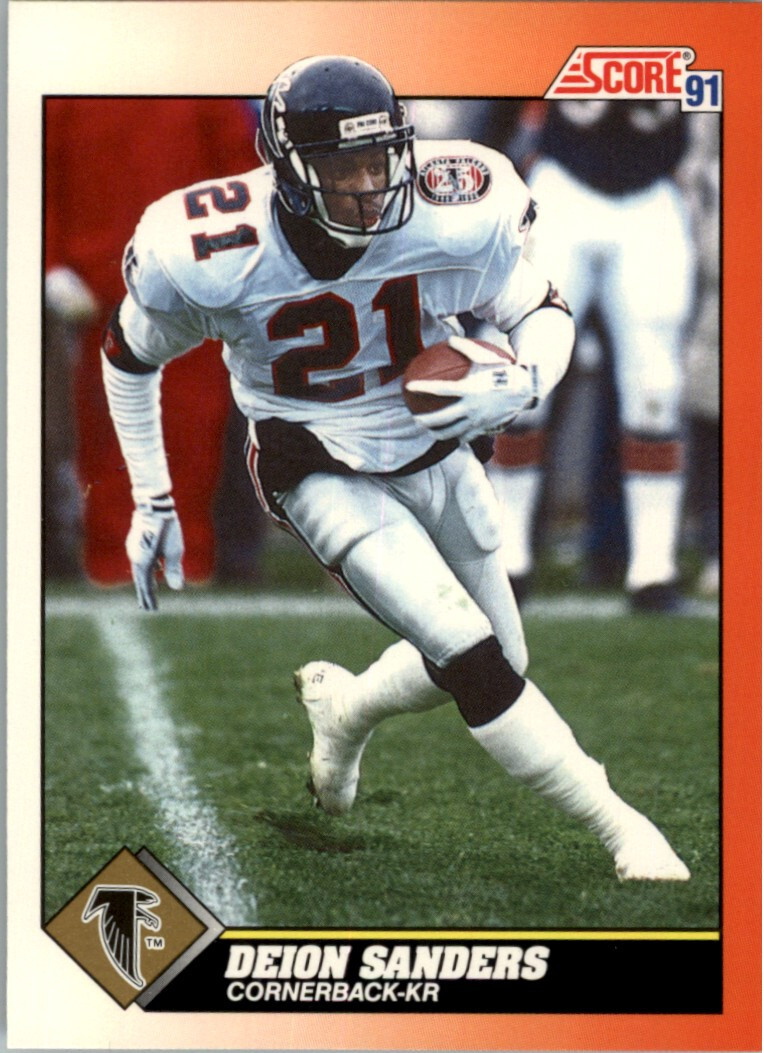 1991 Score #395 Deion Sanders Atlanta Falcons HOF Base Football